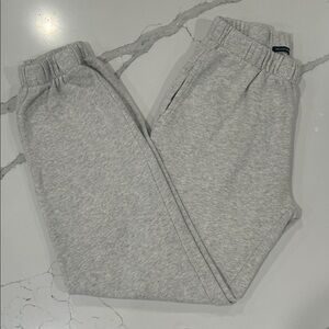 Gray Brandy Melville cuffed sweatpants